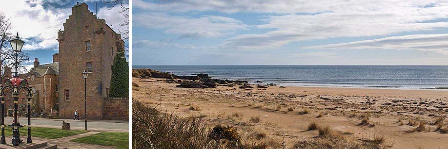 Dornoch Town Centre and Dornoch Beach